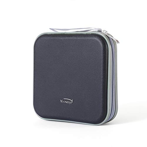 36 Capacity CD Case  Hard CD DVD Case Holder Durable DVD CD Storage for Car Kids DVD Collection Reliable case to Hold Your Old CDs Black
