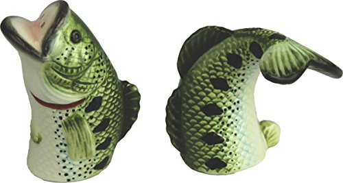 River's Edge Products Bass Salt & Pepper Shaker Set
