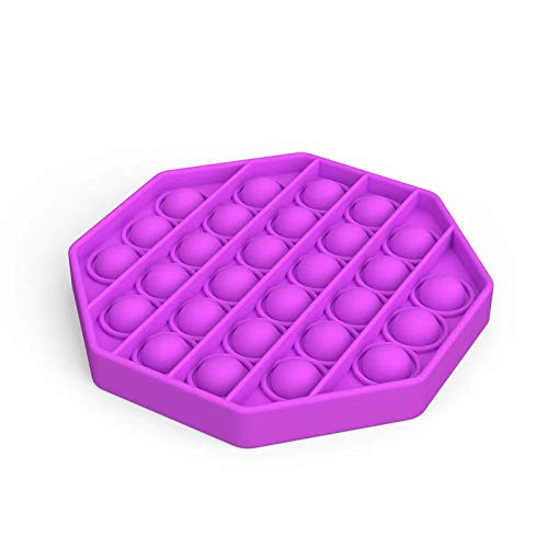 Push pop pop Bubble Sensory Fidget Toy Autism Special Needs Stress Reliever Silicone Stress Reliever Toy Squeeze Sensory Toy  PurplePlus8