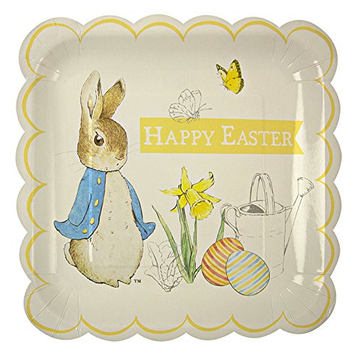 Meri Meri 45-1159 Easter Peter Rabbit Large Plates Novelty