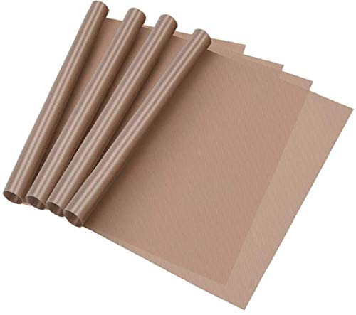 Teflon Sheet for Heat Press Transfer Sheet 4 PCS Non Stick 16" x 12" Heat Transfer Paper Heat Resistant Craft Mat