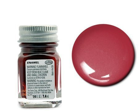 Testors Enamel Paint Red Metal Flake - 1529T