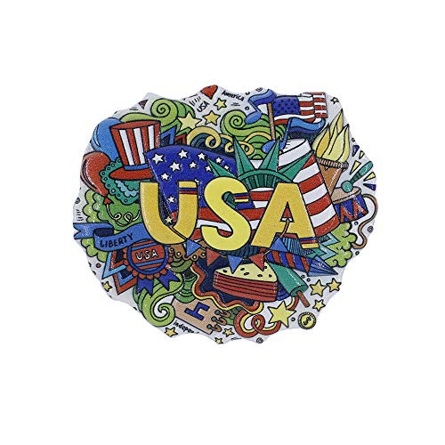 GTNINE Fridge Magnets USA Panoramic Souvenirs Fridge Magnet Gifts Office Magnet Refrigerator Magnets for Home Kitchen Fridge Office Whiteboard