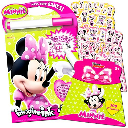 Disney Minnie Mouse Imagine Ink Book Super Set (Includes Over 100 Stickers and Mess-Free Marker) Disney Minnie Mouse Imagine Ink Book Super Set (Includes Over 100 Stickers and Mess-Free Marker)