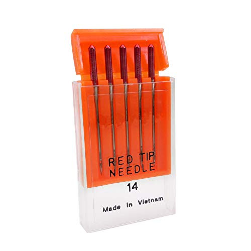 YEQIN Sewing Machine Needles  Red Tip Needles Size 14 Compatible with Janome Models