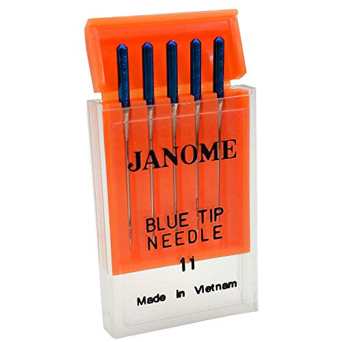 YEQIN Sewing Machine Needles  Blue Tip Needles Size 11 Compatible with Janome Models