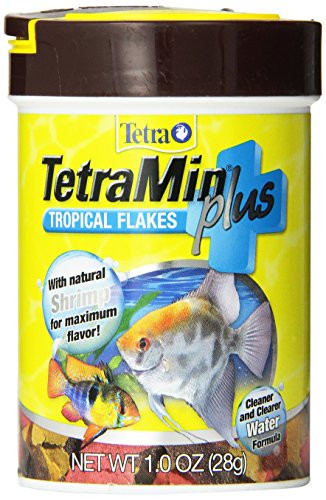 TetraMin Plus Tropical Flakes  Cleaner and Clearer Water Formula  1-Ounce