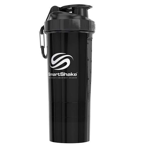 Smartshake Original 2GO One Shaker Cup  Packaging May Vary   27 oz  Black