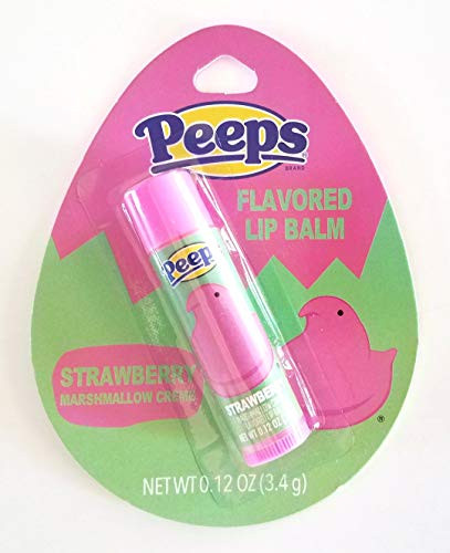 Peeps  1  Easter Candy Flavored Lip Balm - Strawberry Marshmallow Creme - Net Wt. 0.12 oz   3.4 g