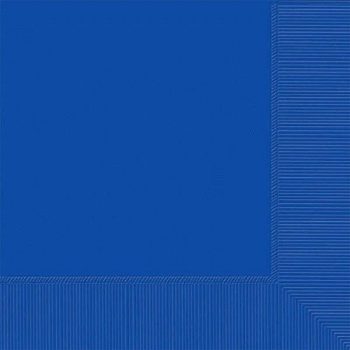 Amscan Luncheon Napkins Party Supplies  20  Bright Royal Blue