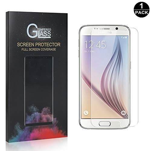 Bear Village Screen Protector for Galaxy S6  Ultra Clear Tempered Glass Screen Protector  Anti Scratch Screen Protector Glass for Samsung Galaxy S6  1 Pack