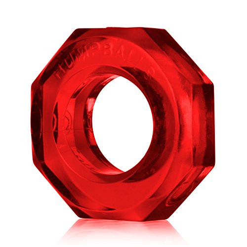 Oxballs Humpballs Cock Ring Atomic Jock  Clear Red