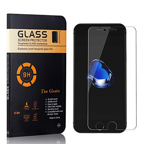 The Grafu Screen Protector for iPhone 6S   iPhone 6  Ultra Thin Tempered Glass Screen Protector  9H Hardness Screen Protector Compatible with iPhone 6S   iPhone 6  1 Pack