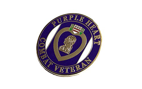 Purple Heart Combat Veteran Marines Navy Army Air Force Lapel Hat Pin PPM7507  1 Pin