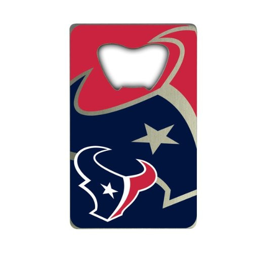 NFL - Houston Texans Metal Credit Card Bottle Opener 3.25" x 2" NFL - Houston Texans Metal Credit Card Bottle Opener 3.25" x 2"