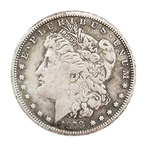 DealmerryUS 1878-1921 Liberty Morgan Dollars Old Coins USA Morgan Silver Dollar 1 Commemorative Coins Copy US Dollar USA Old Morgan Dollar for Collectors