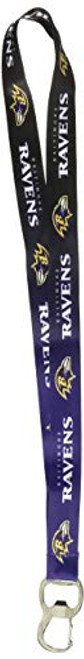 NFL Baltimore Ravens Ombre Lanyard Black Purple Onse Size NFL Baltimore Ravens Ombre Lanyard Black Purple Onse Size