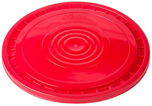 Hudson Exchange - 5LHV-red Reusable Easy Peel Lid for 3.5  5  6  and 7 gal Buckets  HPDE  Red
