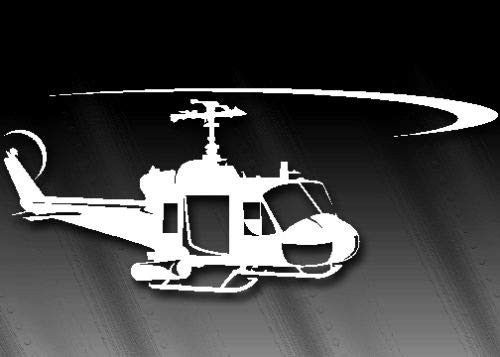 Huey Helicopter Decal Vietnam uh-1 uh 1 Chopper war Military Medic Sticker  4 Inch