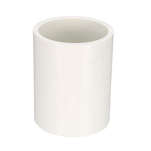 uxcell 40mm Straight PVC Pipe Fitting Coupling Adapter Connector 1 Pcs