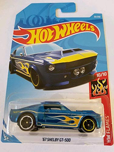 Hot Wheels 2019 HW Flames - '67 Shelby GT-500  Dark Blue