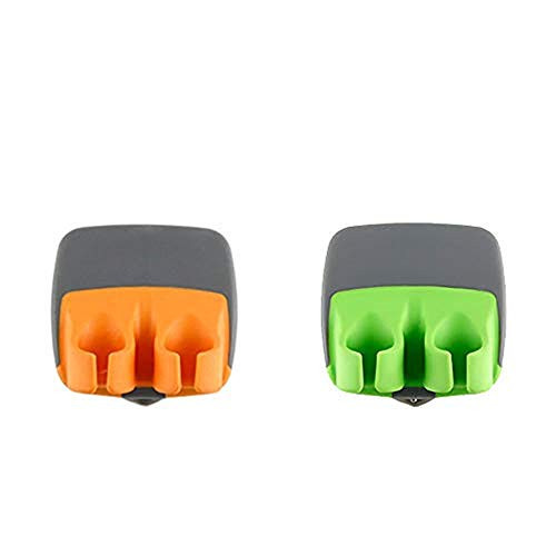 Vegetable Peeler  McoMce 2 PCS Durable Palm Peeler  Sharp Blade Finger Potato Peeler with Comfortable Rubber Finger Grip  Palm Peeler Vegetable Peeler for Pumpkin  Carrot  Cucumber  Potato and More