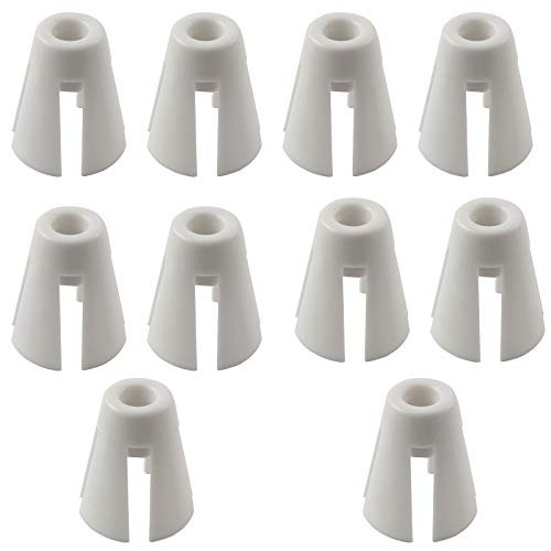 LQ Industrial 10PCS White Plastic Coil Claw Thread Spool Cone Holder Sewing Accessories for Janome 644D 744D Overlocker Serger Sewing LQ Industrial 10PCS White Plastic Coil Claw Thread Spool Cone Holder Sewing Accessories for Janome 644D 744D Overlocker Serger Sewing