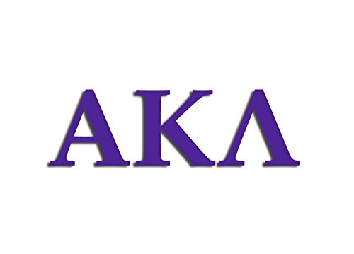 Officially Licensed Alpha Kappa Lambda 8" x 3" Window Decal - Purple
