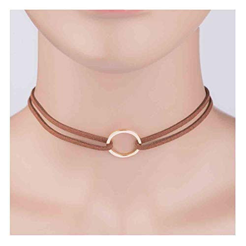 Olbye Karma Choker Necklace Gold Circle 