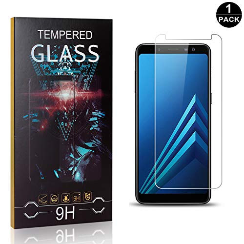 Bear Village Screen Protector for Galaxy A8 2018  99.99% Clarity Tempered Glass Screen Protector Film for Samsung Galaxy A8 2018  Bubble Free  Ultra Thin  1 Pack