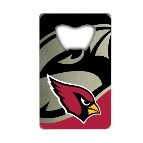 NFL - Arizona Cardinals Metal Credit Card Bottle Opener 3.25" x 2" NFL - Arizona Cardinals Metal Credit Card Bottle Opener 3.25" x 2"