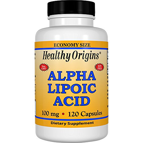 Healthy Origins Alpha Lipoic Acid Multi Vitamins  100 Mg  120 Count