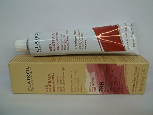Clairol Professional Pro Creme  7RN Medium Red Neutral Blonde  2 Ounce