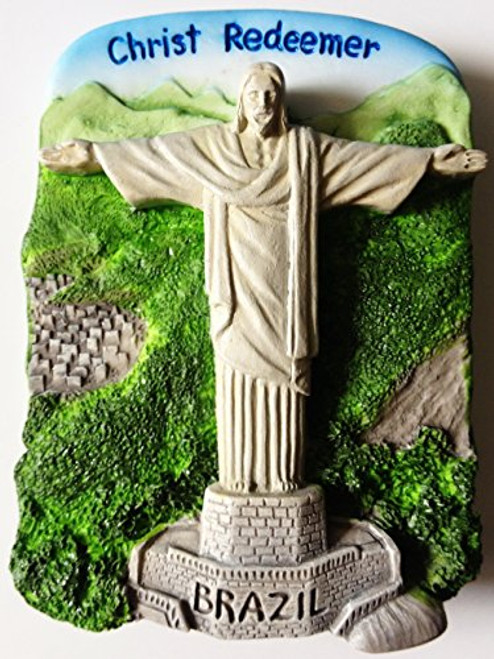 Christ Redeemer Rio De Janeiro Statue Brazil Resin 3D fridge Refrigerator Thai Magnet Hand Made Craft. by Thai MCnets Christ Redeemer Rio De Janeiro Statue Brazil Resin 3D fridge Refrigerator Thai Magnet Hand Made Craft. by Thai MCnets
