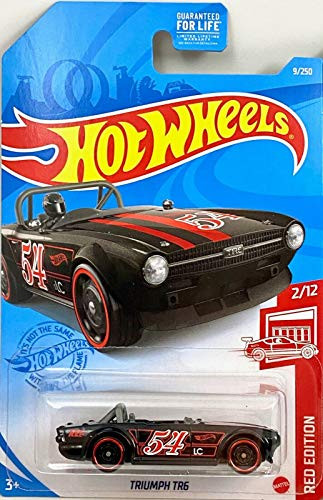DieCast Hotwheels Triumph TR6  Black  9 250 - Red Edition 2 12