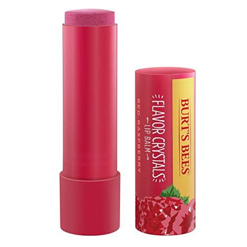 BURTS BEES Red Raspberry Flavour Crystals Lip Balm  4.53 GR