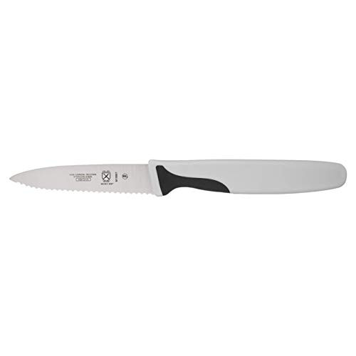 Mercer Culinary Millennia 3-Inch Slim Serrated Paring Knife  Black