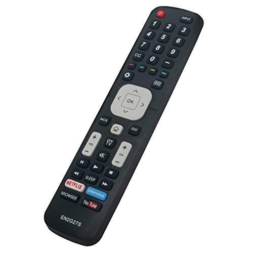 EN2G27S Replace Remote Control fit for Sharp Smart LCD LED TV Aquos LC-40N5000 LC-40N5000U LN-75N8000 Q5000 Series with Netflix YouTube Button LC-43N5000 LC-43N610 LC-50N5000 LC-55N620CU LC-55N7000