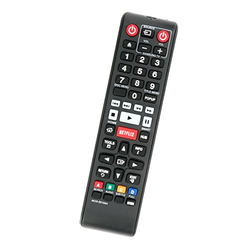 AK59-00166A Replaced Remote Control fit for Samsung Blu-ray Disc Player BD-FM59 BD-FM59C BD-F5900 BD-F7500 BD-FM59 ZA BD-FM59C ZA BDFM59 BDFM59C BDF5900 BDF7500 BDFM59 ZA BDFM59C ZA