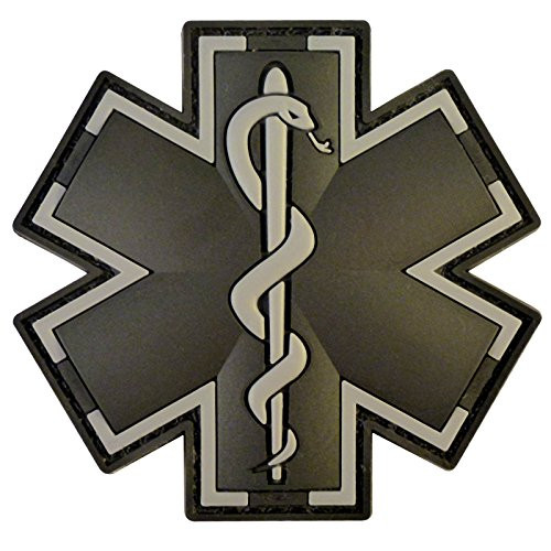 LEGEEON ACU Black EMS EMT Medic Paramedic Star of Life Morale Tactical PVC 3D Hook-and-Loop Patch LEGEEON ACU Black EMS EMT Medic Paramedic Star of Life Morale Tactical PVC 3D Hook-and-Loop Patch
