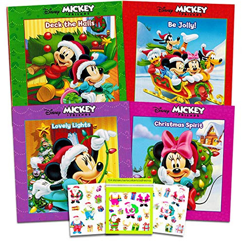 Mickey Mouse Disney Minnie Mouse Christmas Board Book Set for Kids Toddlers - 4 Pack Minnie Christmas Decorations Minnie Mouse Christmas Stocking Mickey Mouse Disney Minnie Mouse Christmas Board Book Set for Kids Toddlers - 4 Pack Minnie Christmas Decorations Minnie Mouse Christmas Stocking