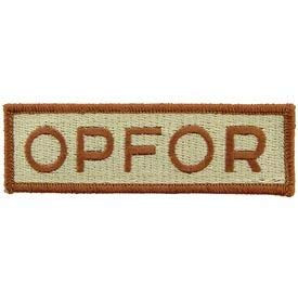 US Army  OPFOR TAB Orange - Patriotic Patches  Embroidered Iron On Patch - 4.25"
