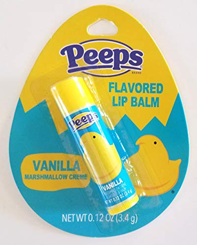 Peeps  1  Easter Candy Flavored Lip Balm - Vanilla Marshmallow Creme - Net Wt. 0.12 oz   3.4 g