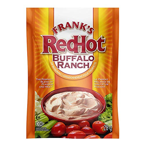 Frank's RedHot Buffalo Ranch Dip Seasoning 28g 1oz Frank's RedHot Buffalo Ranch Dip Seasoning 28g 1oz