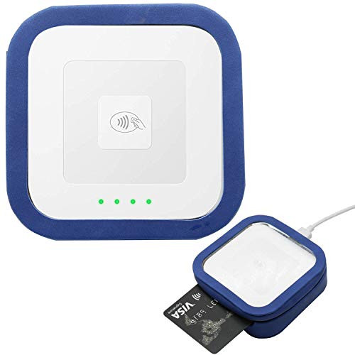Case for Square Contactless, Also fit for Chip Reader, Dock for Reader, Blue, by AweGo.