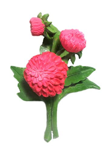 Dahlia Flower Souvenir  Thailand Handmade resin 3d fridge magnet