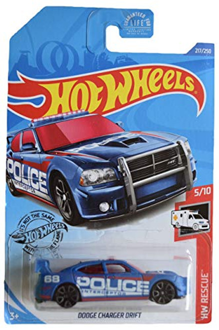 Hotwheels Dodge Charger Drift Blue 217 250 Rescue 5 10 Hotwheels Dodge Charger Drift Blue 217 250 Rescue 5 10