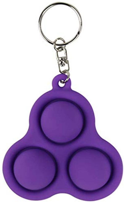 Kingsource Baby Sensory Simple Dimple Toys  Mini Fidget Simple Dimple Toy Stress Relief Hand Toys for Kids and Adults  Sensory Therapy Toys for Autism Stress Anxiety  Office  and  Desk Toys Purple