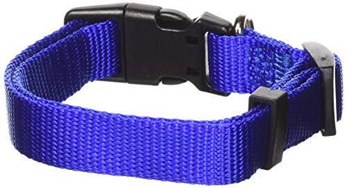 Petmate Adjustable Collar  5 8 by 10 by 16-Inch  Blue