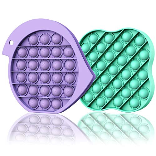 Push Pop Bubble Sensory Toy  Stress Relief and Anti - Anxiety Tools Silicone Bubble Squeeze Toys  Suitable for Autistic Patients Who Need to Relieve Stress  Push Pop Bubble Fidget Sensory Toys
